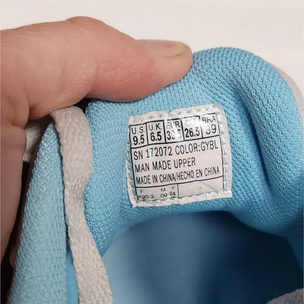 NWOT Skechers Women's Viper Court Smash Pickleball Shoes Size 9.5 Gray & Blue